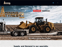 Tablet Screenshot of miningtyrescorp.com